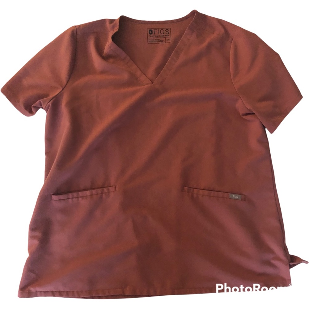 Figs technical collection top shirt Maroon